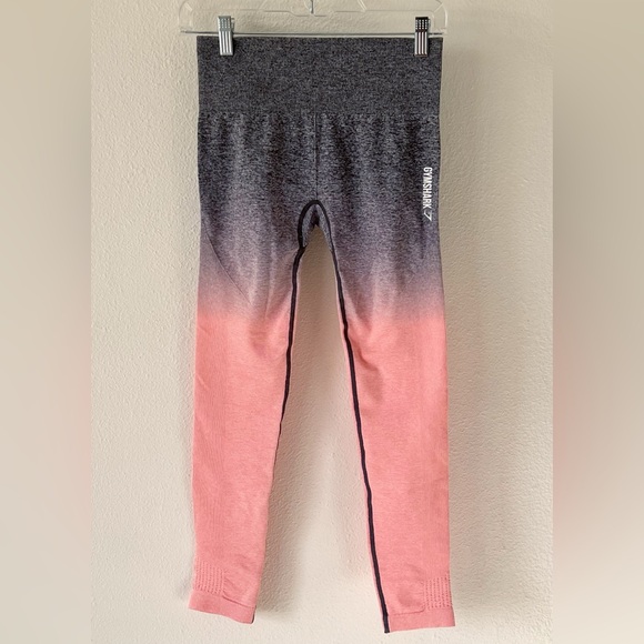 GYMSHARK Ombré adapt leggings pink and gray - Picture 1 of 9